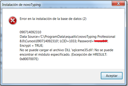 Mensaje de error KB974247